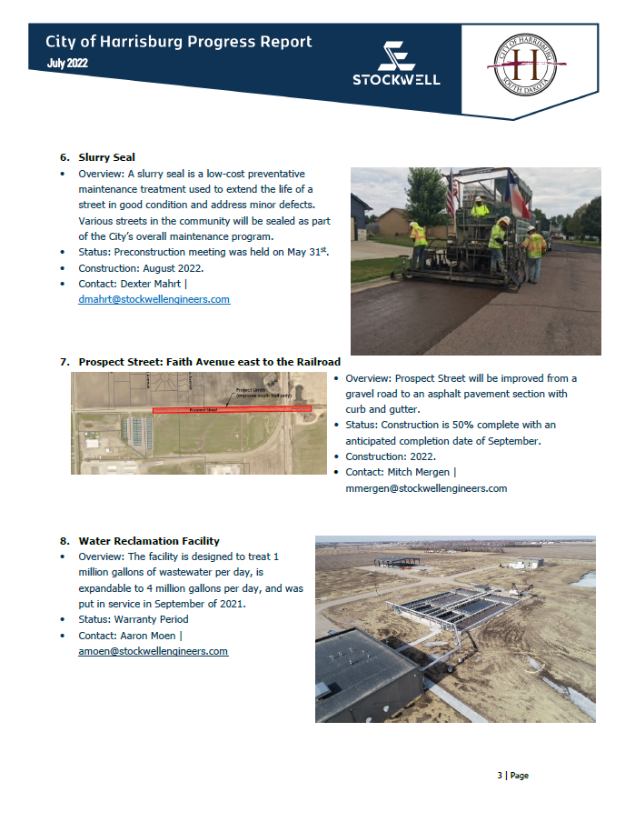 Infrastructure Projects City of Harrisburg